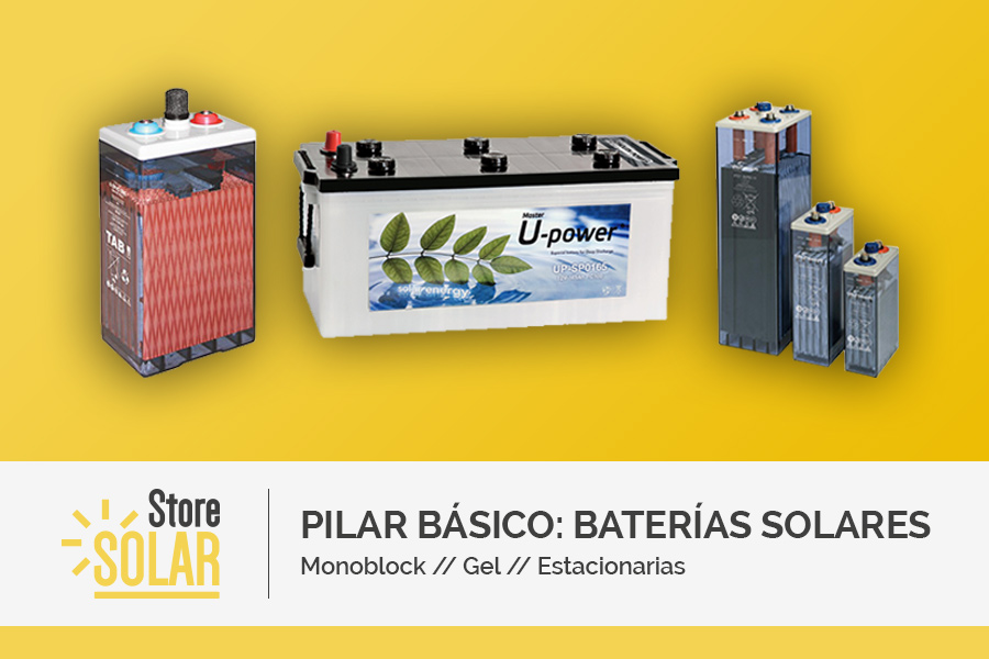 Pilar básico: Baterías Solares