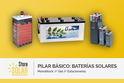 Pilar básico: Baterías Solares