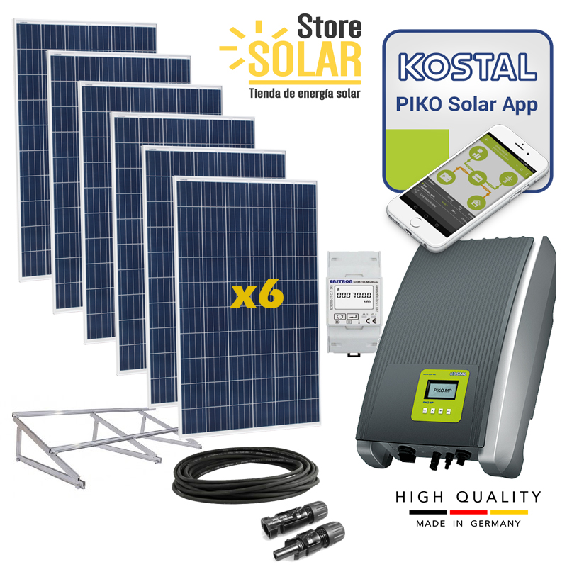 Kit solar Huawei 2000wh Autoconsumo Inyección a RED